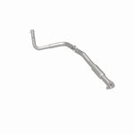 MagnaFlow 52052 oem grade direct-fit catalytic converter, rear three-quarter view of the turntable spin