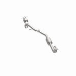 MagnaFlow 5411593 carb manifold converter, opposite side view of the turntable spin