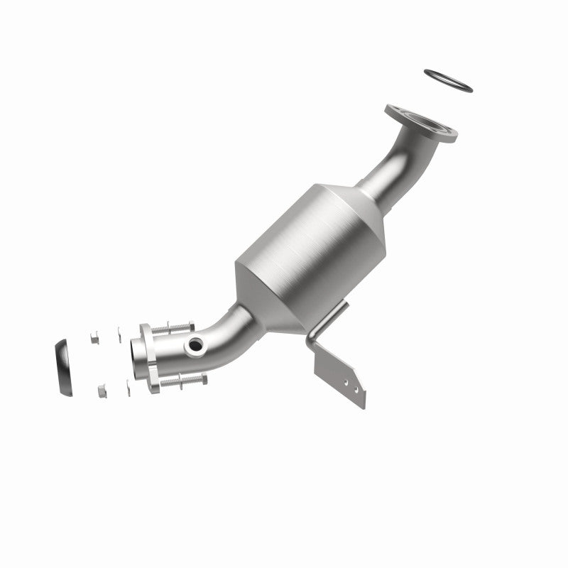 MagnaFlow 51872 oem grade direct-fit catalytic converter, opposite side view of the turntable spin