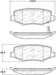 StopTech Street Touring 07-17 Jeep Wrangler Rear Brake Pads