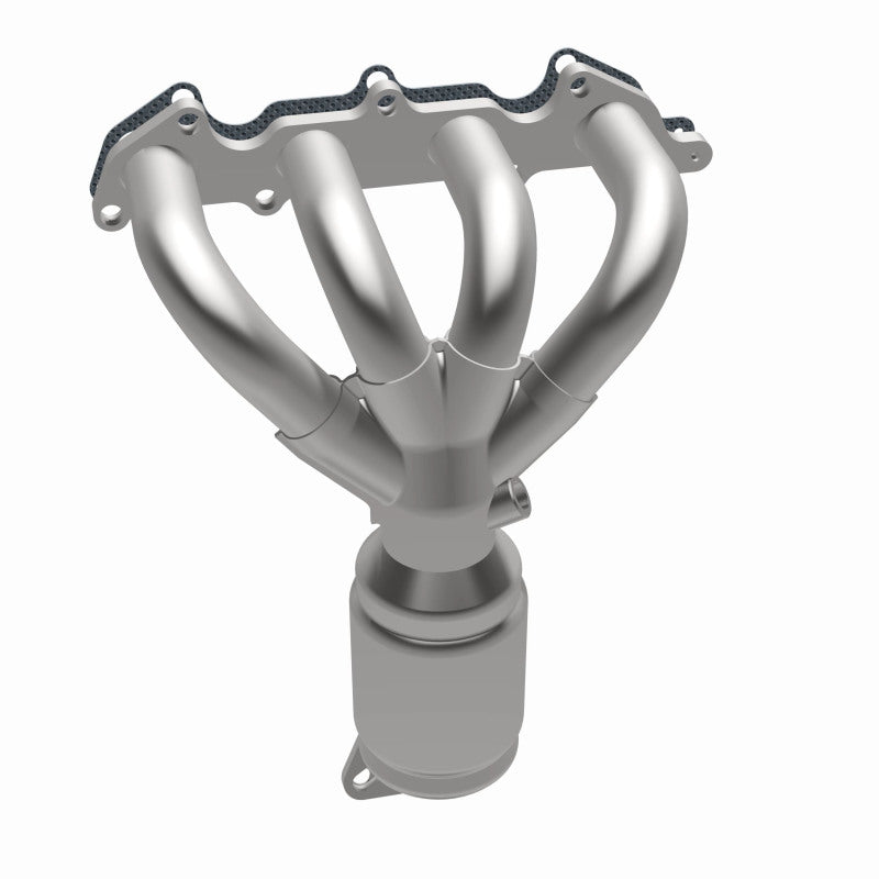 MagnaFlow 49369 oem grade manifold converter, opposite side view of the turntable spin