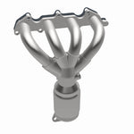MagnaFlow 49369 oem grade manifold converter, opposite side view of the turntable spin