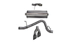 Corsa 2015-2020 Chevy Tahoe/GMC Yukon Cat-Back Exhaust Sport 3in Single Side Twin Black 4in Tips