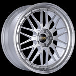 BBS LM 21x9 5x120 ET32 Diamond Silver Center Diamond Cut Lip Wheel -82mm PFS/Clip Required