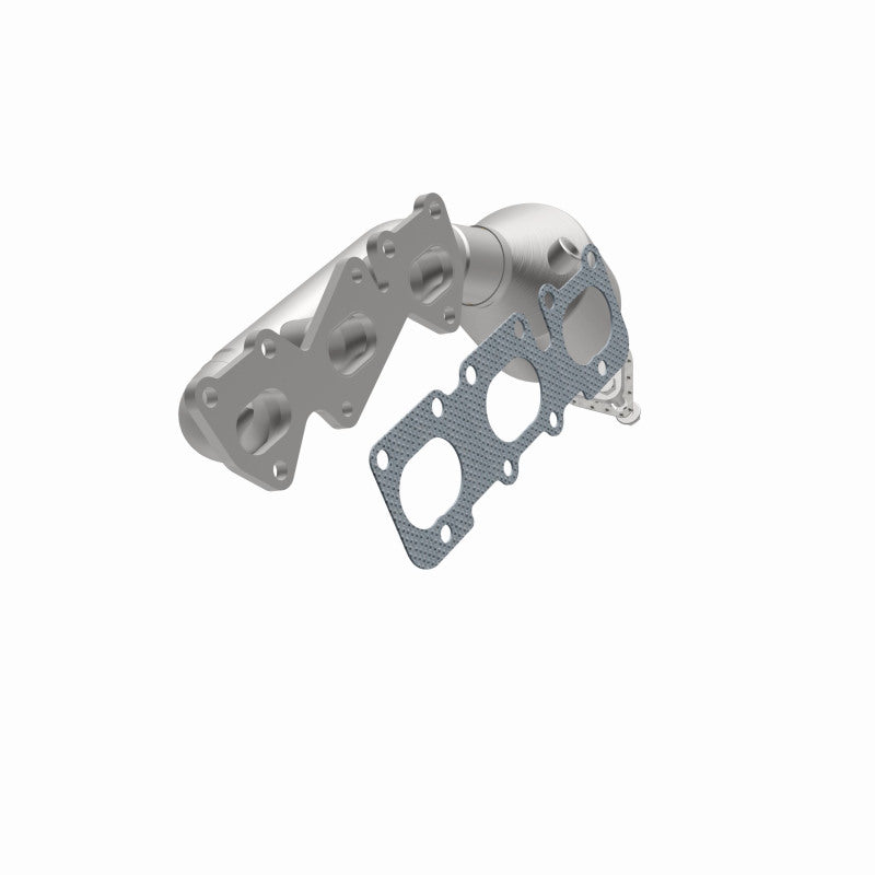 MagnaFlow 51401 oem grade manifold converter, opposite side view of the turntable spin