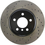 StopTech 11-13 BMW 550i Rear Right Drilled Sport Brake Rotor