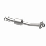 MagnaFlow 52689 oem grade direct-fit catalytic converter, opposite rear three-quarter view of the turntable spin