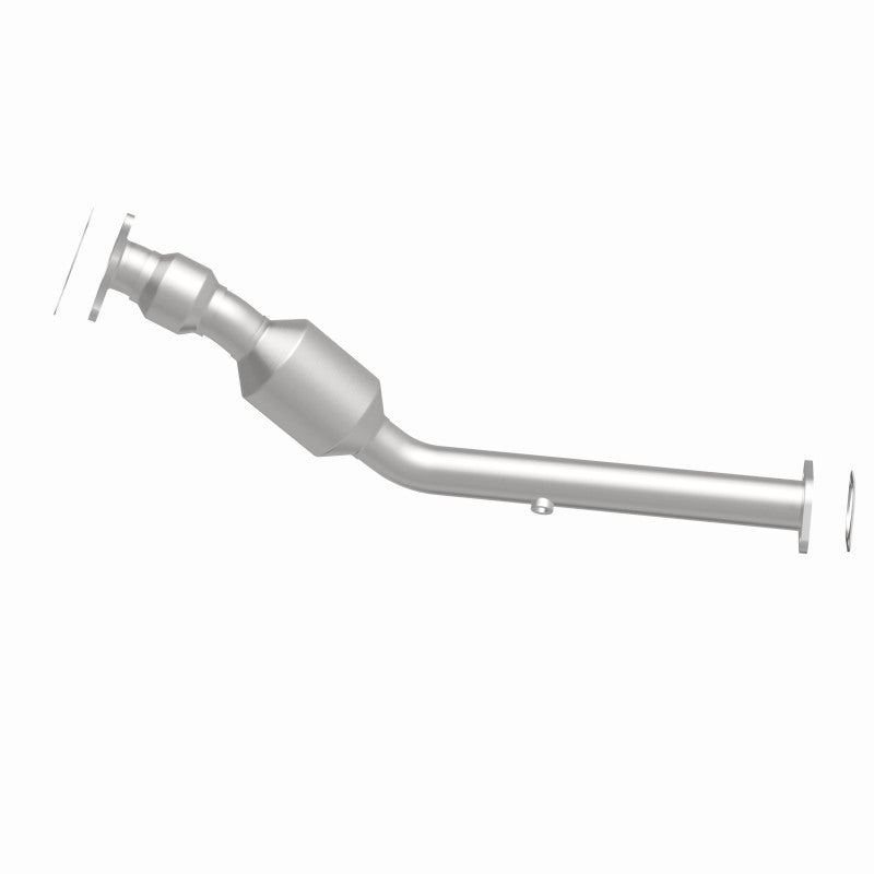 MagnaFlow 52106 oem grade direct-fit catalytic converter, side view of the turntable spin