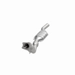 MagnaFlow 24500 hm grade direct-fit catalytic converter, opposite front three-quarter view of the turntable spin
