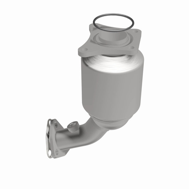 MagnaFlow 49322 oem grade direct-fit catalytic converter, side view of the turntable spin