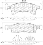 StopTech Sport Brake Pads w/Shims and Hardware - Front/Rear