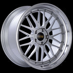 BBS LM 20x10 5x120 ET20 Diamond Silver Center Diamond Cut Lip Wheel -82mm PFS/Clip Required