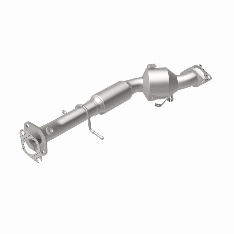 MagnaFlow 52152 oem grade direct-fit catalytic converter, rear view of the turntable spin