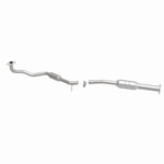 MagnaFlow 23413 hm grade direct-fit catalytic converter, side view of the turntable spin