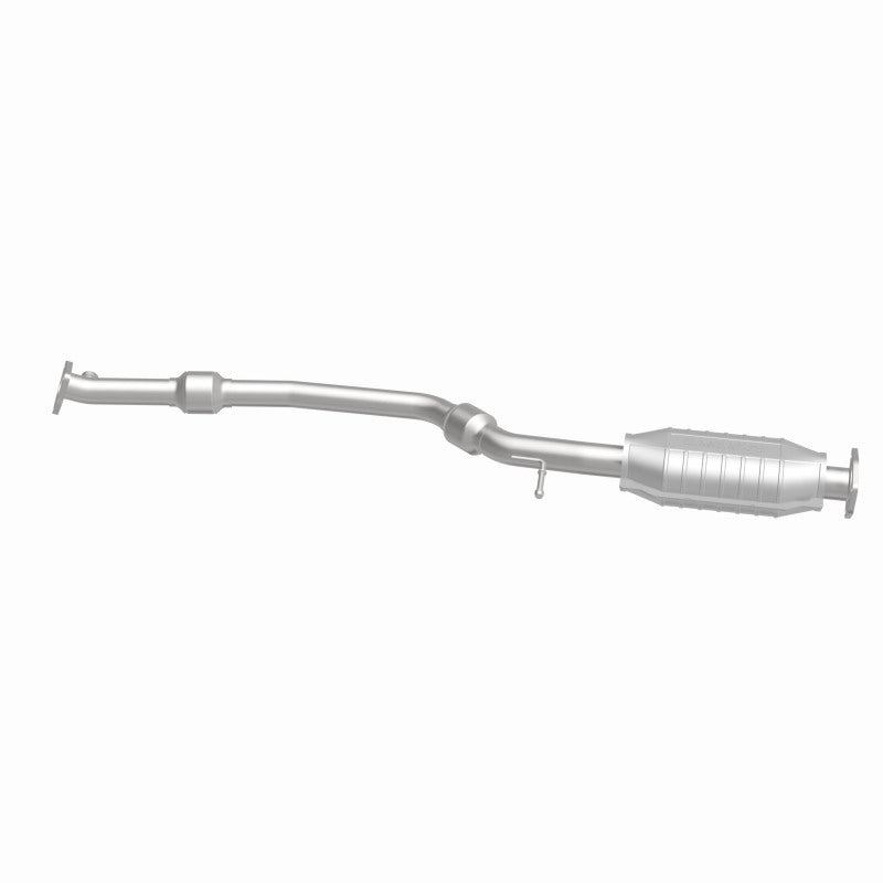 MagnaFlow 49547 oem grade direct-fit catalytic converter, side view of the turntable spin