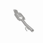 MagnaFlow 93137 hm grade direct-fit catalytic converter, rear three-quarter view of the turntable spin