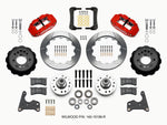 Wilwood Narrow Superlite 6R Front Hub Kit 12.88in Red 65-72 CDP C Body -Drum