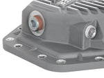 aFe Power Street Ser Rear Diff Cover Raw w/Mach Fin 2017 Ford Diesel Trucks V8-6.7L(td) Dana M275-14
