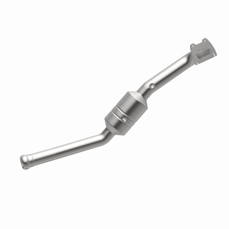 MagnaFlow 5551723 carb direct-fit catalytic converter, opposite side view of the turntable spin