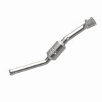 MagnaFlow 5551723 carb direct-fit catalytic converter, opposite side view of the turntable spin