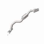MagnaFlow 50793 hm grade manifold converter, rear view of the turntable spin
