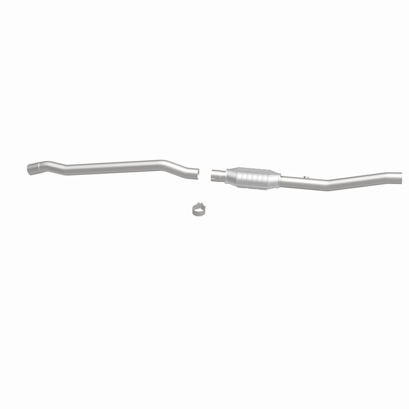 MagnaFlow 23506 hm grade direct-fit catalytic converter, side view of the turntable spin