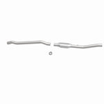 MagnaFlow 23506 hm grade direct-fit catalytic converter, side view of the turntable spin