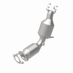 MagnaFlow 5411050 carb direct-fit catalytic converter, rear view of the turntable spin