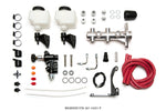 Wilwood Tandem Remote M/C Kit w L/H Bracket & Prop Valve - 1in Bore Ball Burnished