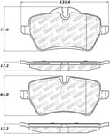 StopTech Street Select Brake Pads - Front