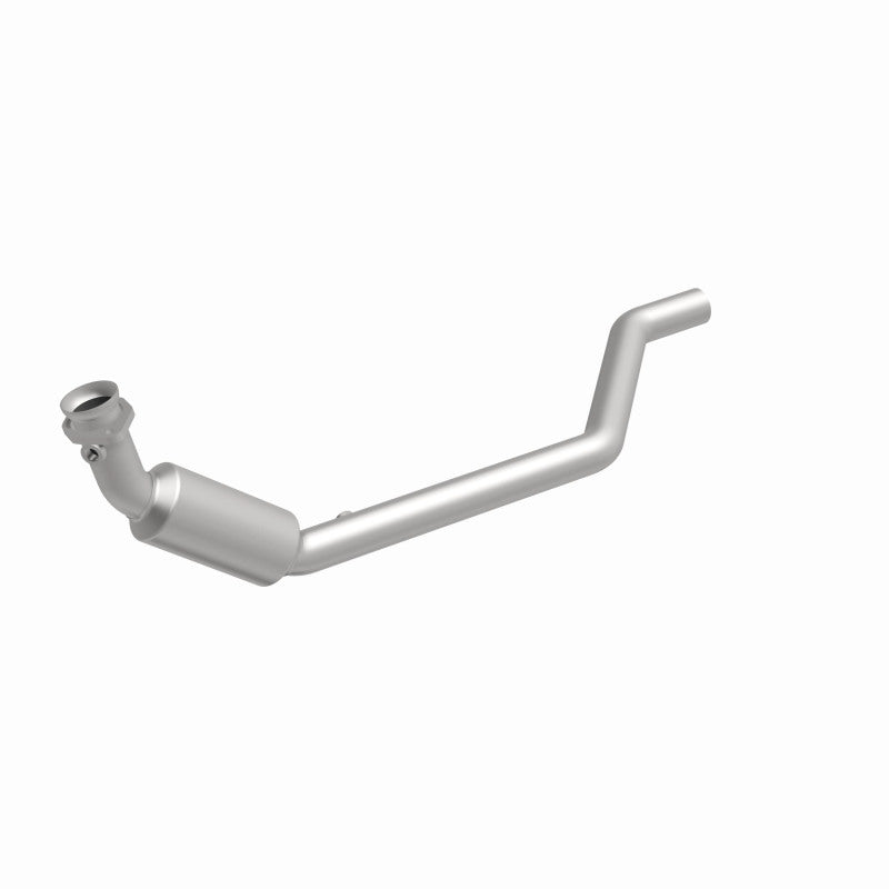 MagnaFlow 49178 oem grade direct-fit catalytic converter, front three-quarter view of the turntable spin