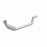 MagnaFlow 49178 oem grade direct-fit catalytic converter, front three-quarter view of the turntable spin
