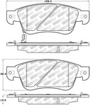 StopTech Street Select 07-08 Infiniti G35/ 08-13 G37/ 14-16 Q60 Front Brake Pads w/ Hardware