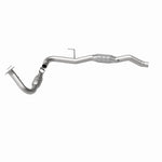MagnaFlow 93622 hm grade direct-fit catalytic converter, side view of the turntable spin