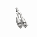 MagnaFlow 4481010 carb direct-fit catalytic converter, opposite side view of the turntable spin