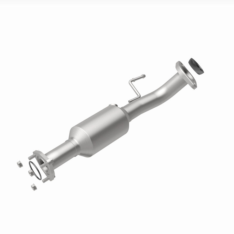MagnaFlow 24097 hm grade direct-fit catalytic converter, rear view of the turntable spin
