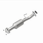 MagnaFlow 24097 hm grade direct-fit catalytic converter, rear view of the turntable spin