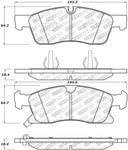 StopTech 11-20 Jeep Grand Cherokee Street Select Front Brake Pads