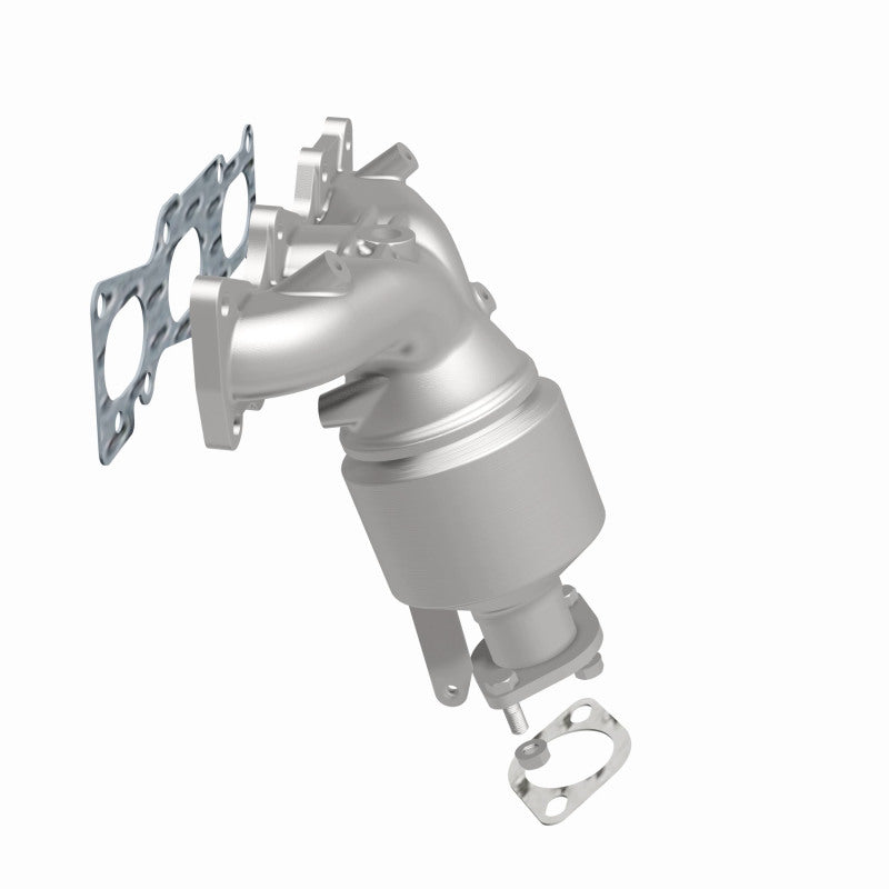 MagnaFlow 52780 oem grade manifold converter, side view of the turntable spin