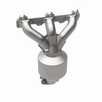 MagnaFlow 50756 hm grade manifold converter, opposite side view of the turntable spin