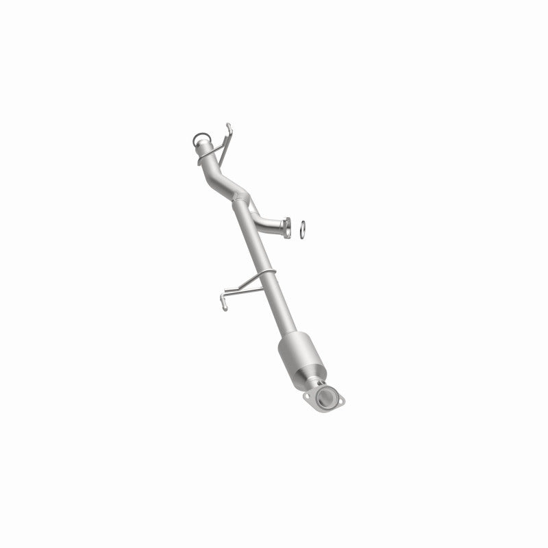 MagnaFlow 52573 oem grade direct-fit catalytic converter, opposite side view of the turntable spin