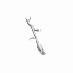 MagnaFlow 52573 oem grade direct-fit catalytic converter, opposite side view of the turntable spin