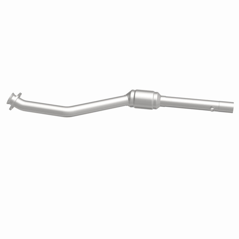 MagnaFlow 49785 oem grade direct-fit catalytic converter, side view of the turntable spin