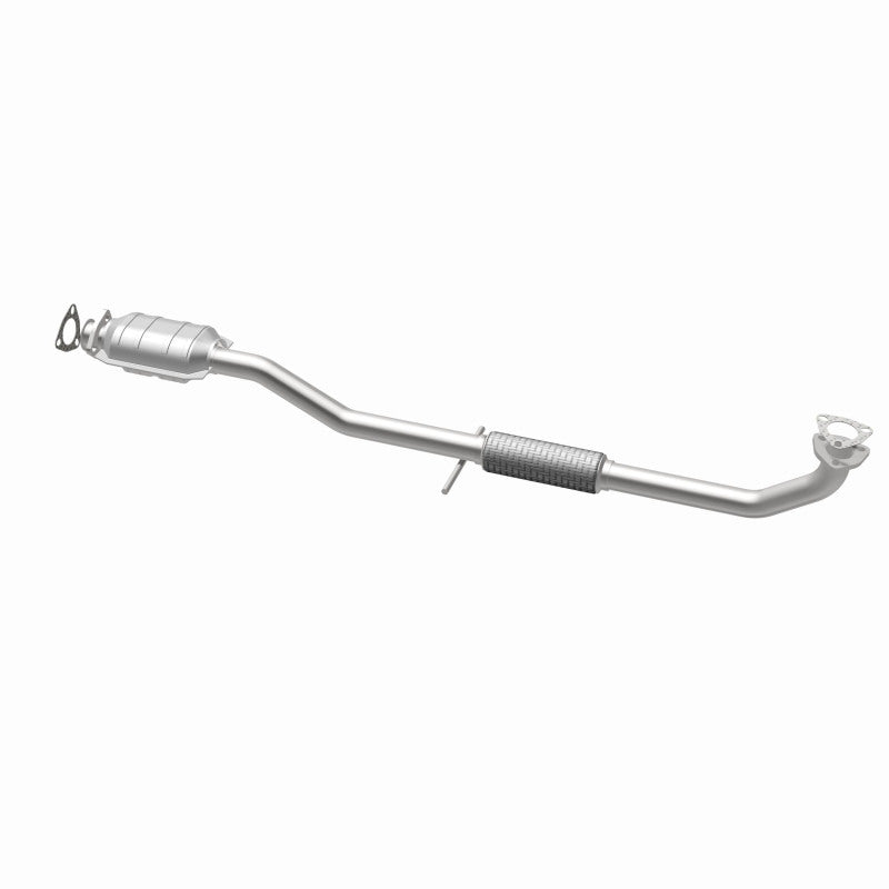 MagnaFlow 23449 epa direct-fit catalytic converter, opposite rear three-quarter view of the turntable spin