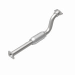 MagnaFlow 23521 hm grade direct-fit catalytic converter, rear view of the turntable spin