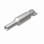 MagnaFlow 5571981 carb direct-fit catalytic converter, rear view of the turntable spin