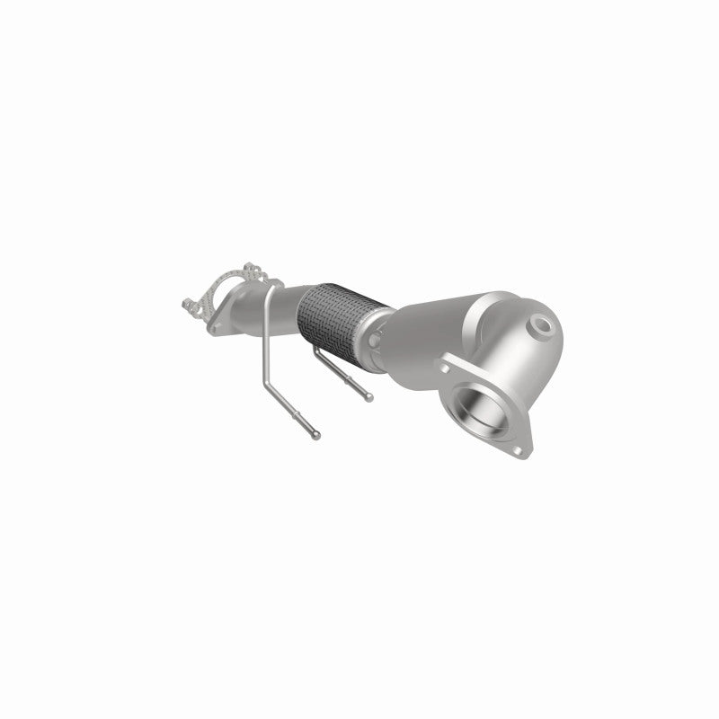 MagnaFlow 280030 oem grade direct-fit catalytic converter, side view of the turntable spin