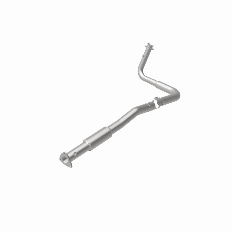 MagnaFlow 52052 oem grade direct-fit catalytic converter, rear view of the turntable spin