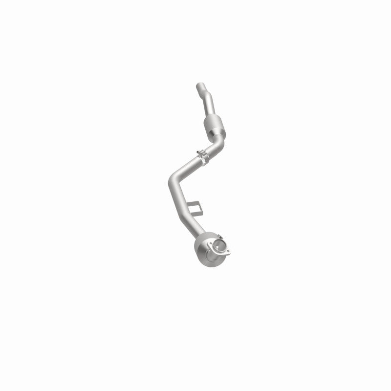 MagnaFlow 551666 carb direct-fit catalytic converter, opposite side view of the turntable spin