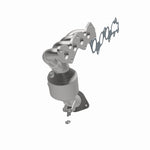 MagnaFlow 52216 oem grade manifold converter, opposite side view of the turntable spin